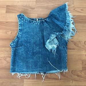 Denim Zara Top